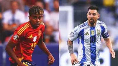 ليونيل ميسي ولامين يامال