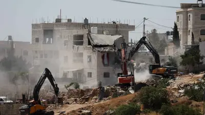 جرافات إسرائيلية في الضفة الغربية