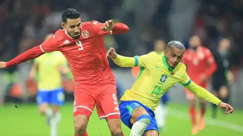 مباراة البرازيل وتونس الودية