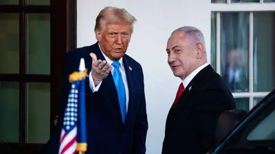 دونالد ترامب وبنيامين نتنياهو