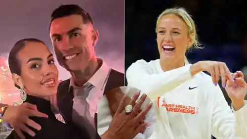 صوفي كانينغهام وفي الجهة الأخرى جورجينا ورونالدو