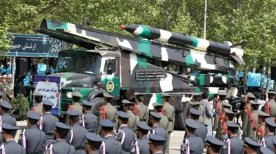 استعراض عسكري للحرس الثوري الإيراني