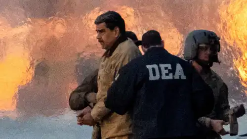 لحظة اعتقال مادورو