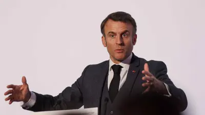 الرئيس الفرنسي إيمانويل ماكرون