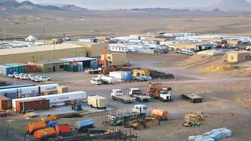 موقع مشروع استكشاف منجم الذهب والنحاس