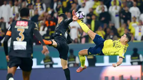 كريستيانو رونالدو في مباراة النصر والخليج