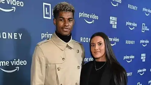 ماركوس راشفورد وصديقته لوسيا لوا