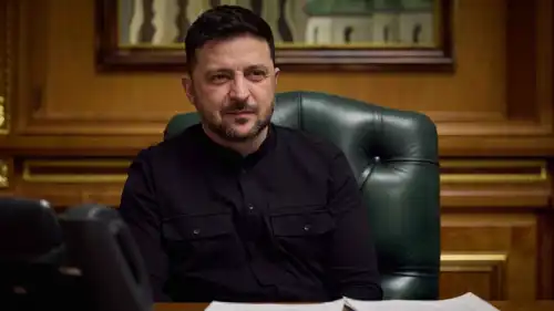 الرئيس الأوكراني فولوديمير زيلينسكي