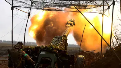 قوات أوكرانية تطلق قذيفة على القوات الروسية قرب باخموت