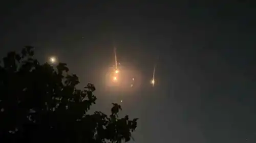 صواريخ إيرانية في سماء الأردن في وقت سابق