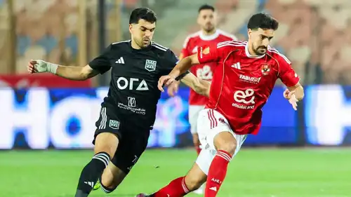 من مباراة الأهلي وزد في الدوري المصري