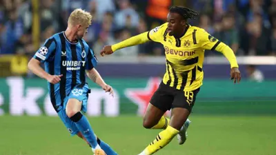 مباراة كلوب بروغ وبروسيا دورتموند