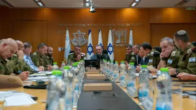 اجتماع وزير الدفاع الإسرائيلي الأمني