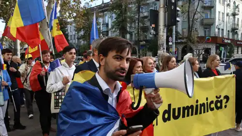 من الحملات الانتخابية في مولدوفا