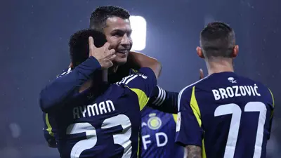 كريستيانو رونالدو في مباراة النصر والهلال