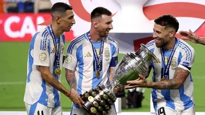 ميسي ودي ماريا وأوتامندي