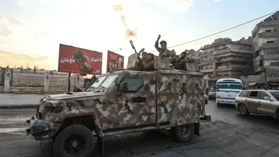 مقاتلون معارضون في حماة