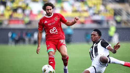 مباراة الأهلي المصري ضد إيغل نوار بطل بوروندي 