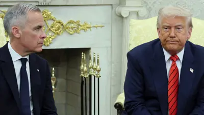 دونالد ترامب ومارك كارني