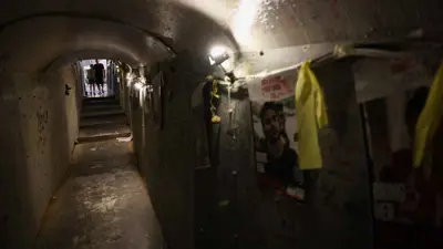 من أنفاق حماس في قطاع غزة