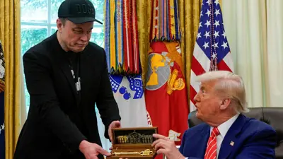 دونالد ترامب وإيلون ماسك