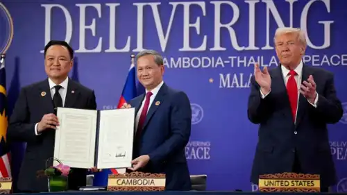 توقيع اتفاق السلام بين تايلاند وكمبوديا بحضور ترامب
