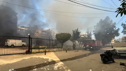 آثار قصف إسرائيلي جنوبي لبنان