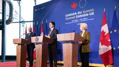 قمة الاتحاد الأوروبي وكندا في 2023
