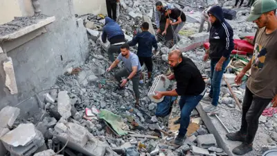 من القصف الإسرائيلي على غزة