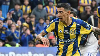 أنخيل دي ماريا لاعب روزاريو الأرجنتيني