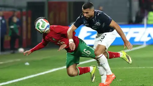 من مباراة المغرب وباراغواي الودية