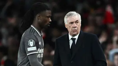 كارلو أنشيلوتي المدير الفني لفريق ريال مدريد