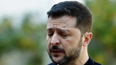  الرئيس الأوكراني فولوديمير زيلينسكي 