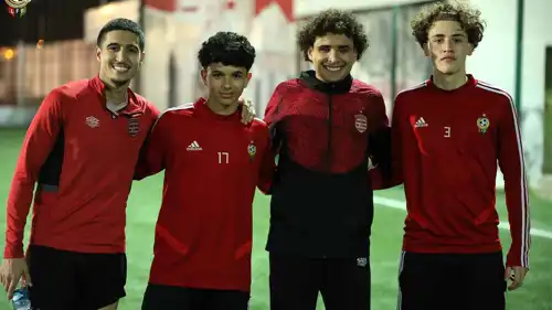 أسامة الشريمي والمسماري يزوران معسكر ليبيا للناشئين