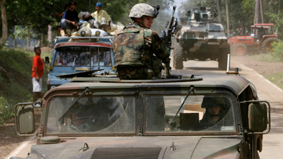 مدرعة أمريكية في الفلبين