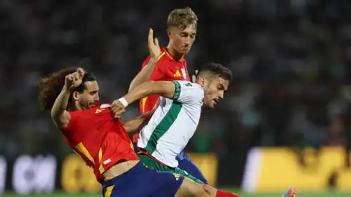مباراة بلغاريا وإسبانيا في تصفيات كأس العالم