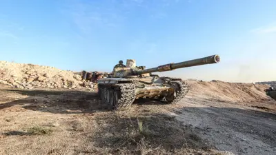 دبابة تابعة للمعارضة السورية في حلب