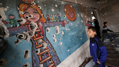 إحدى مدارس الأونروا في غزة