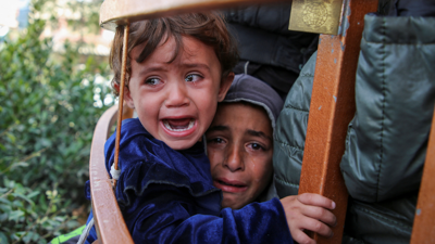 أطفال في قطاع غزة