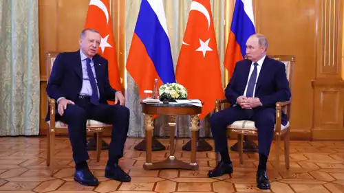 لقاء سابق بين الرئيسين أردوغان وبوتين