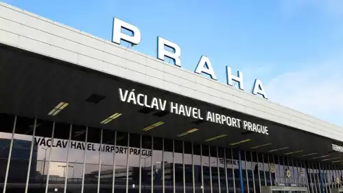 المطار في العاصمة التشيكية براغ