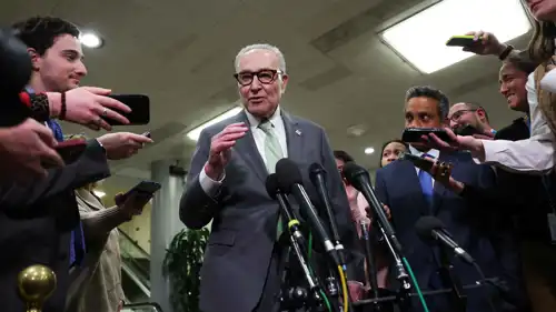 زعيم الأقلية الديمقراطية في مجلس الشيوخ تشاك شومر