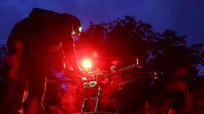 عملية إطلاق مسيرات أوكرانية