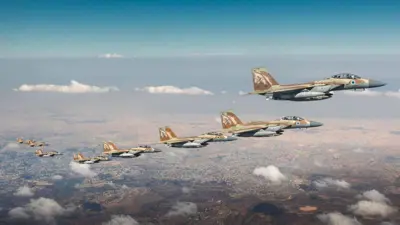 مقاتلات إسرائيلية خلال غارات سابقة على طهران