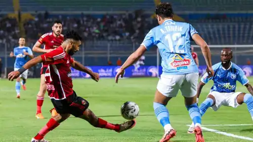 حسين الشحات في مباراة سابقة بين الزمالك وبيراميدز