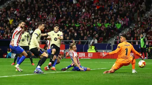 مباراة أتلتيكو مدريد وبرشلونة 