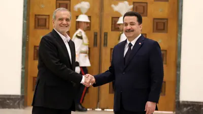 بزشكيان والسوداني 