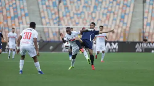مباراة الزمالك وإنبي في الدوري المصري
