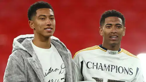 جوب بيلينغهام مع شقيقه جود نجم ريال مدريد