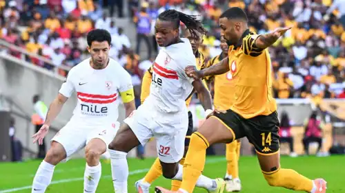 من مباراة الزمالك وكايزر تشيفز